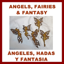 Formas de madera de Angeles, Hadas y Fantasia para manualidades
